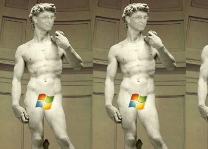 Bill Gates Statue Erected to Promote Windows Vista™