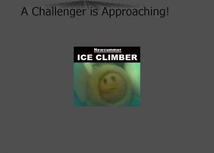 Newcummer: ICE CLIMBER