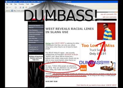 Its Official - KANYE WEST IS A DUMBASS