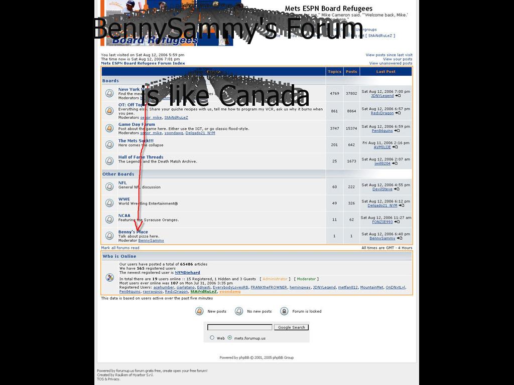 BennysammyForumAndCanada