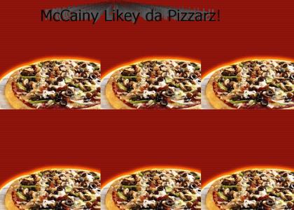 McCainy Love Pizzas!