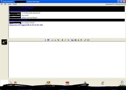 This guy decided to unblock my aim and talk to me. well this is what he ahd tos ay.