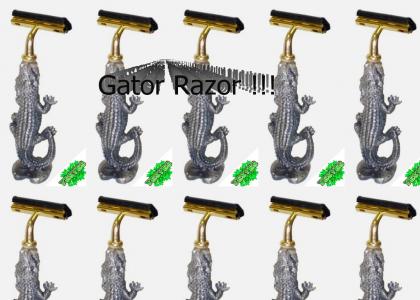 YESYES: Gator Razor !! Cleans Disposable Gators