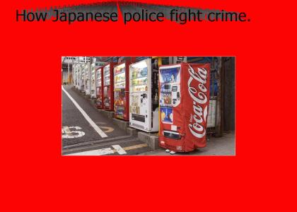 How Japanese fight vending machine crime!