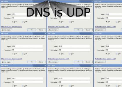 DNS is UDP