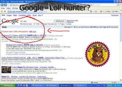 Pedobear approves The Google