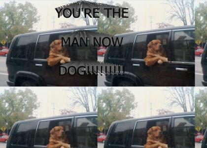 You're also the man now dog