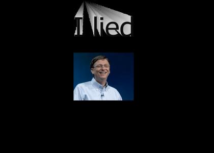 Bill Gates doesn't change facial expressions