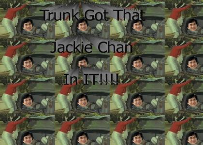 Jackie Chan in the trunk