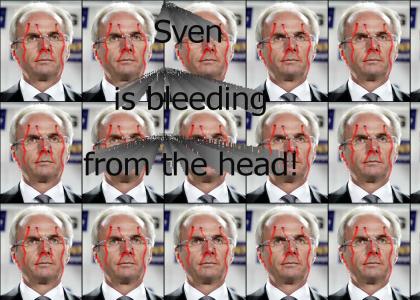 Sven is bleeding from the head!