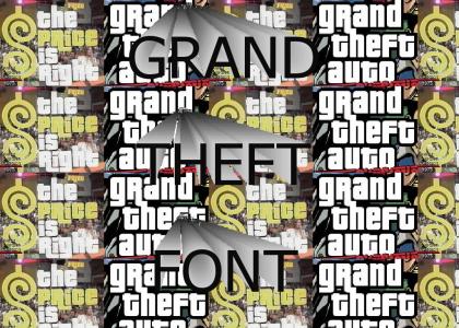 Grand Theft Font