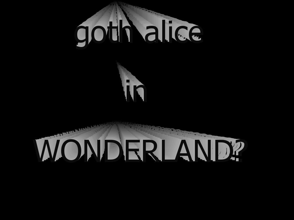 gothalicewonder