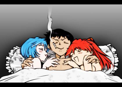 Shinji is a pimp