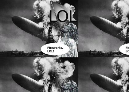 Jesus LOVED the Hindenburg, lol