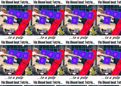Vin Diesel Beat Tetris
