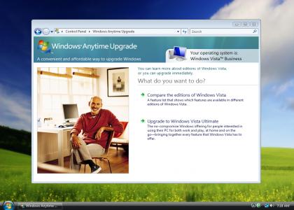 Sean Connery* Advises that you use Windows Vista