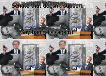 Bush has MANY weaknesses over gay topic (small fix)