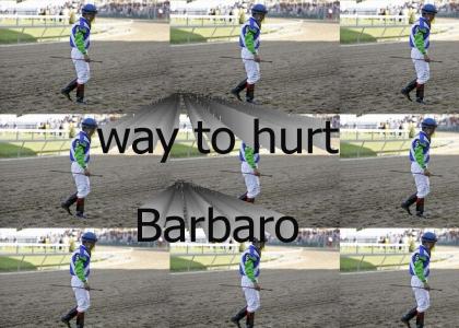 barbaro's jockey is emo
