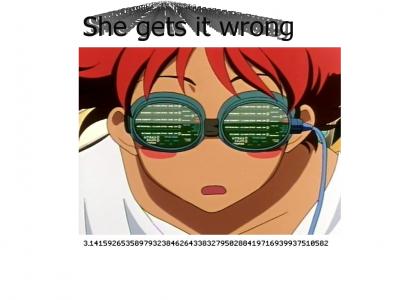 Cowboy Bebop Ed's Pi 3.14 is wrong