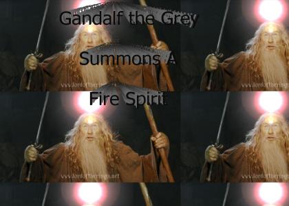 Gandalf Summons a Fire Spirit