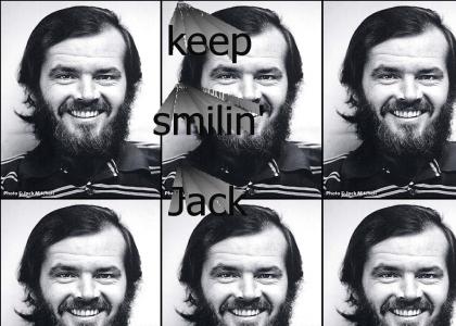 Jack Nicholson keep smilin'