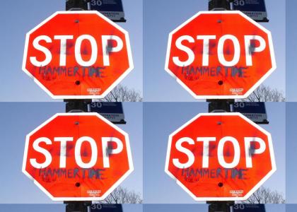 Stop Sign Hammer Time