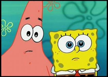 Spongebob & Patrick stare into your soul