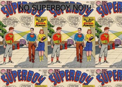 Superboy is looking in the wrong direction!