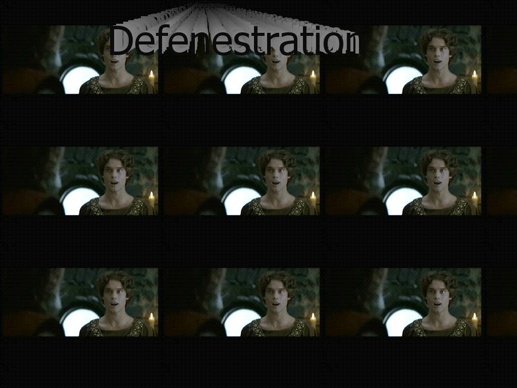 Defenestrationinaction