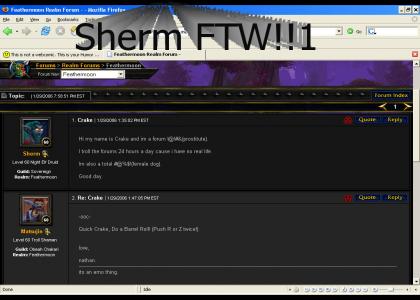 Sherm FTW!!!