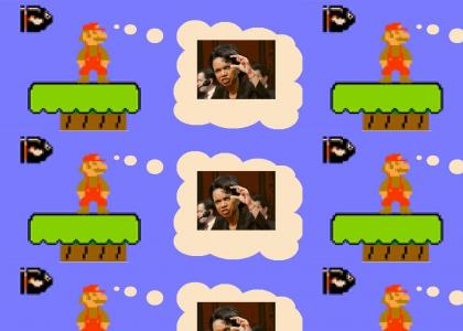 Mario remembers advice from Condoleeza Rice.