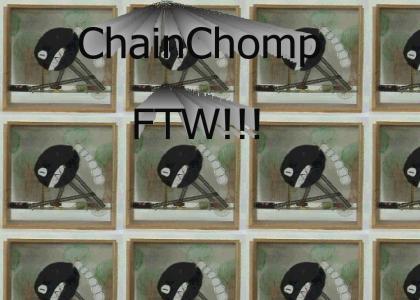 Erector set + paper = mario getting owned by chain chomp