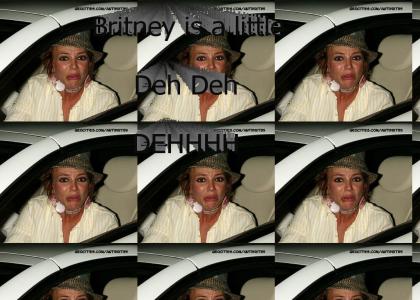Britney is a little "deh deh DEHHH"