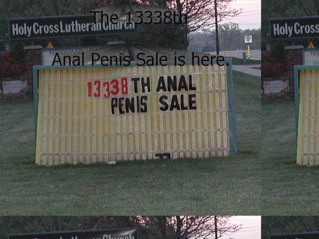 AnalPenisSale