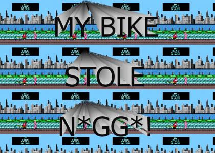 My bike stole n*gg*, Punchout Remix!