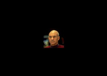 Picard doesn't change facial expressions