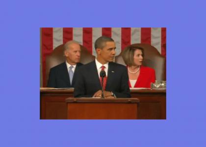Kirby Disrupts President Obama's Congressional Address with his ipod