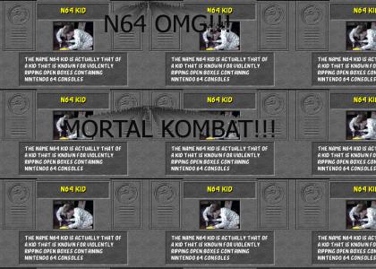 N64 Kid Mortal Kombat Video Intro