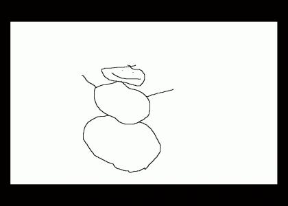 Techno Snowman