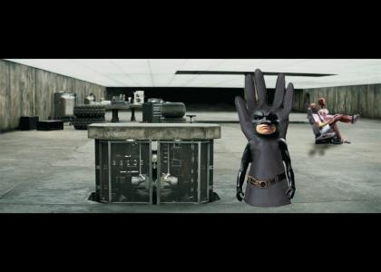 Batman Has A Rubber Glove Suit