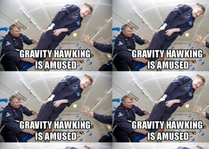 Gravity Hawking Is Amused