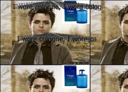 GREEN DAY wears COLOGNE