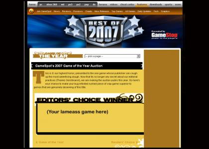 Gamespot GotY 2007 announced...