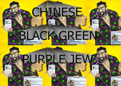 chinese black green purple jew