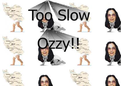 Ozzy regrets walking before iran?