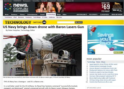 Baron Lasers Weapon System