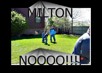 milton in a backyard