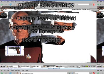 Picard has a gun oh no