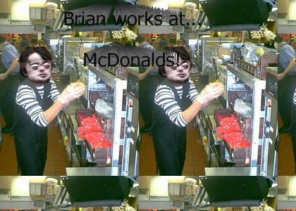 Brian Peppers works at McDonalds