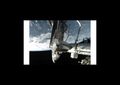 What a Space shuttle sees before it dies